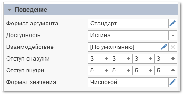 Основные свойства